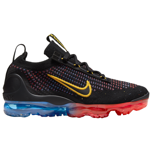 Nike Boys Nike Air Vapormax 2021 – Boys’ Grade School Running Shoes Yellow/Black/Blue Size 5.0