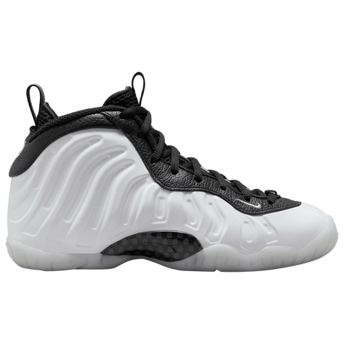 

Nike Boys Nike Little Posite One - Boys' Grade School Basketball Shoes White/Black/Silver Size 05.0