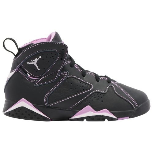 

Jordan Girls Jordan Retro 7 - Girls' Preschool Basketball Shoes Black/Purple Size 02.0