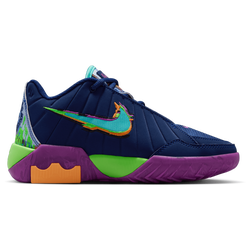 Boys' Grade School - Nike Lebron Witness IX KC - Blue Void/Bleached Turq/Vivid Purple