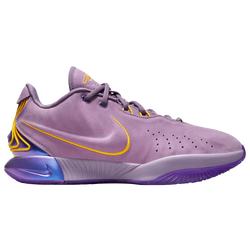 Men's - Nike Lebron XXI - Violet Dust/University Gold