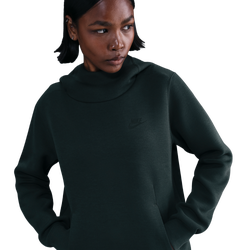 Women's - Nike NSW Tech Fleece Hoodie - Seaweed/Black