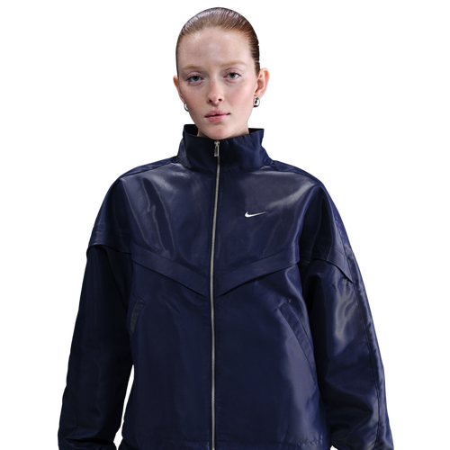 WOMENS - Nike NSW Shine Windrunner Jacket - Midnight Navy/Sail