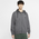 Nike Club Full-Zip Hoodie - Men's Charcoal Heather/Anthracite/White