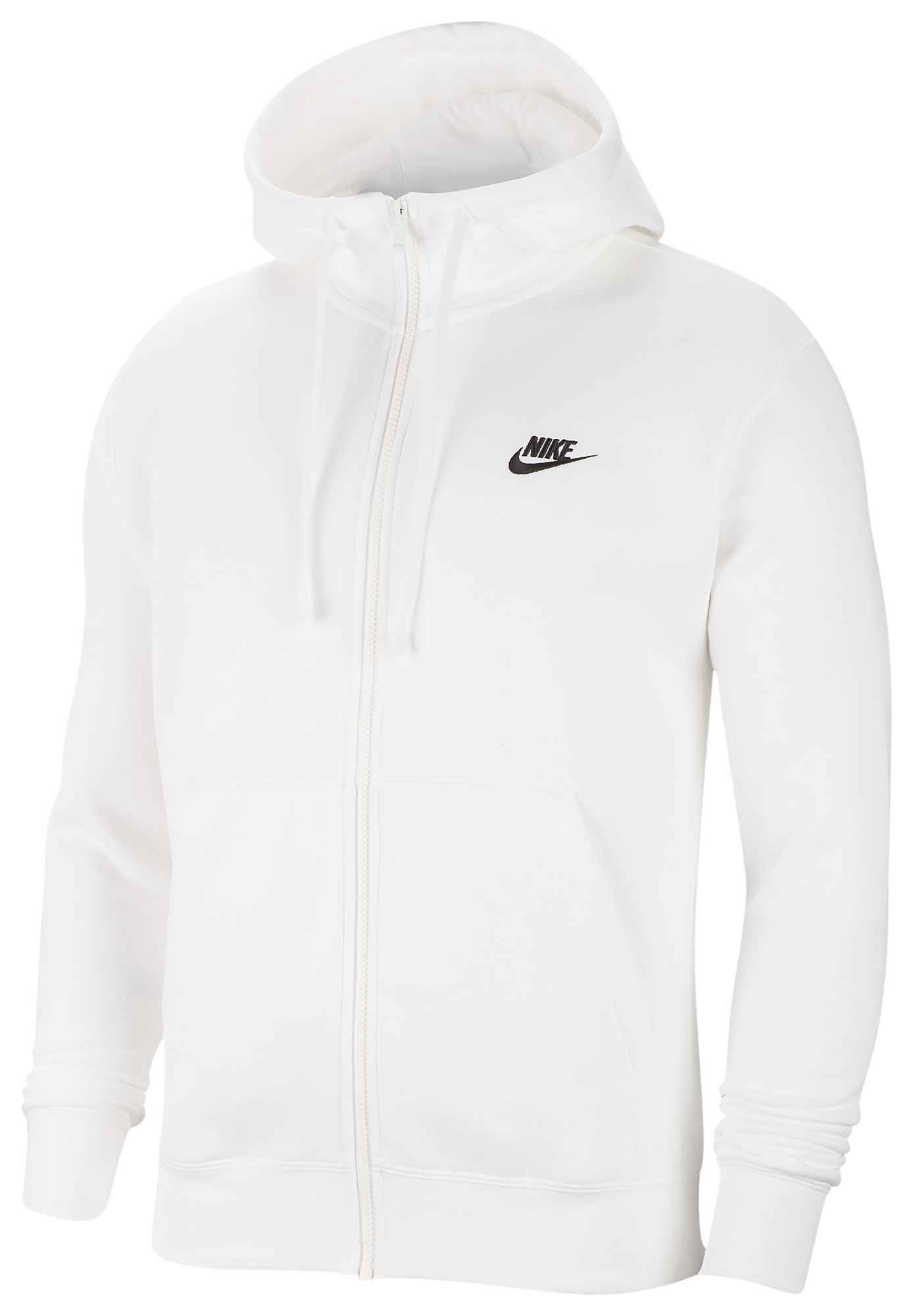 white and black nike jumper