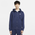 Nike Club Full-Zip Hoodie - Men's Midnight Navy/White