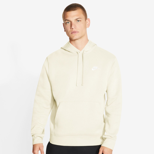 

Nike Mens Nike Club Basketball Pullover Hoodie - Mens Sail/White Size S
