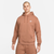Nike Club Pullover Hoodie - Men's Mineral Clay/White