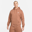 Nike Club Pullover Hoodie - Men's Mineral Clay/White