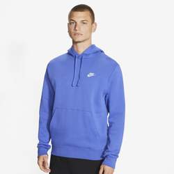 Men's - Nike Club Pullover Hoodies E2E_Dec12 - Astronomy Blue/White