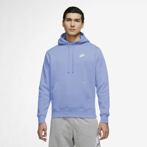 

Nike Mens Nike Club Pullover Hoodie - Mens Lt Marine/White/Lt Marine Size XXL