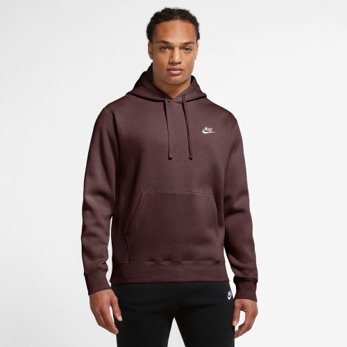 

Nike Mens Nike Club Pullover Hoodie - Mens Maroon/Maroon Size XS