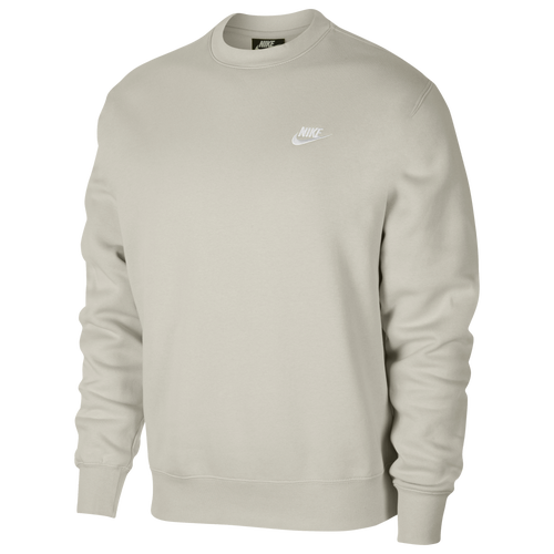 

Nike Mens Nike Club Crew - Mens Light Bone/White Size XXL