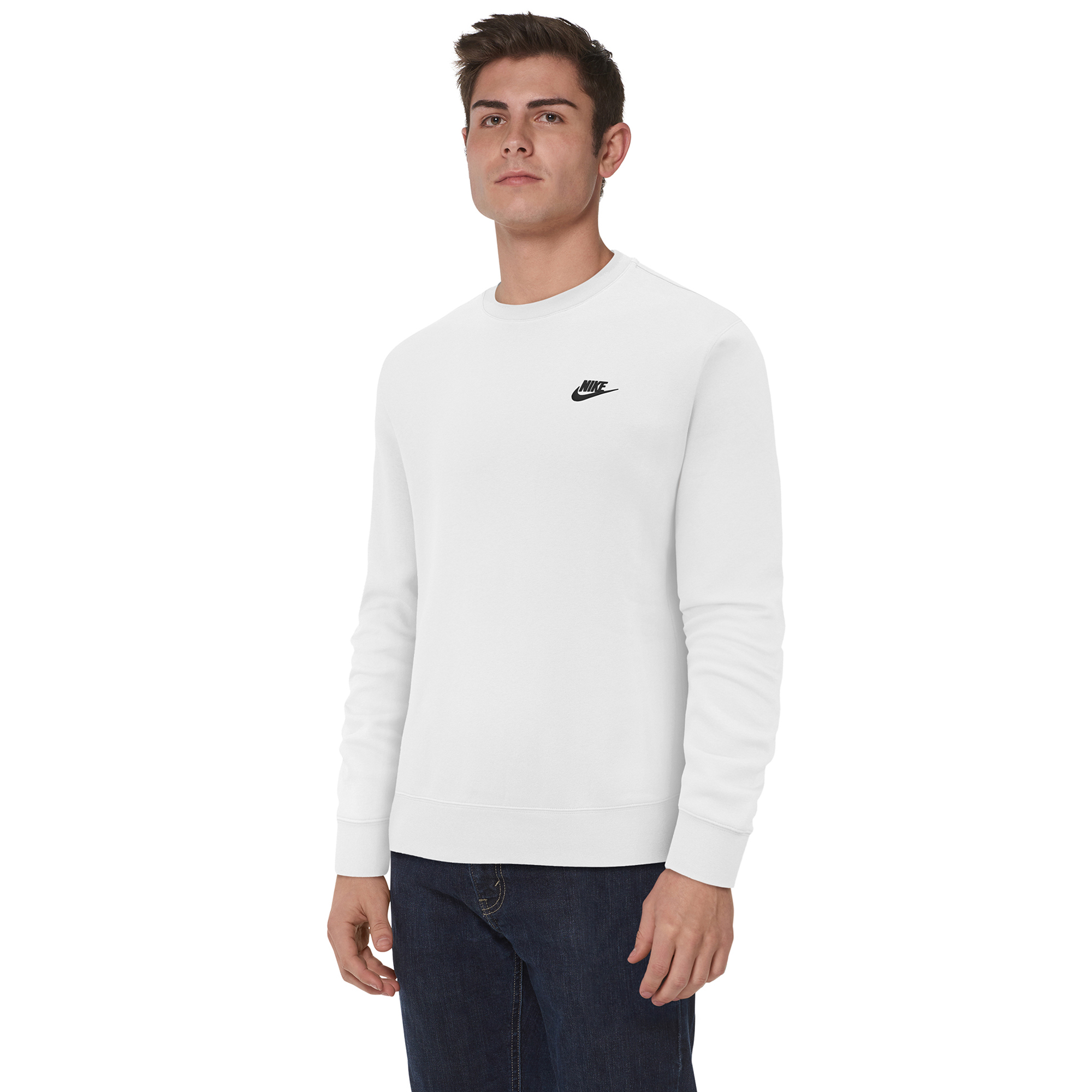 Nike Sportswear CLUB CREW UNISEX - Sweatshirt - black/white/black