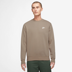 Men's - Nike Club Crew - White/Khaki
