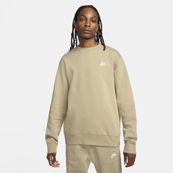 Men's - Nike Club Crew - Beige/White