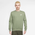 Nike Club Fleece Crew  - Men's Oil Green/White