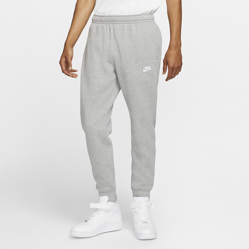 

Nike Mens Nike Club Joggers - Mens Dark Grey Heather/White Size XL