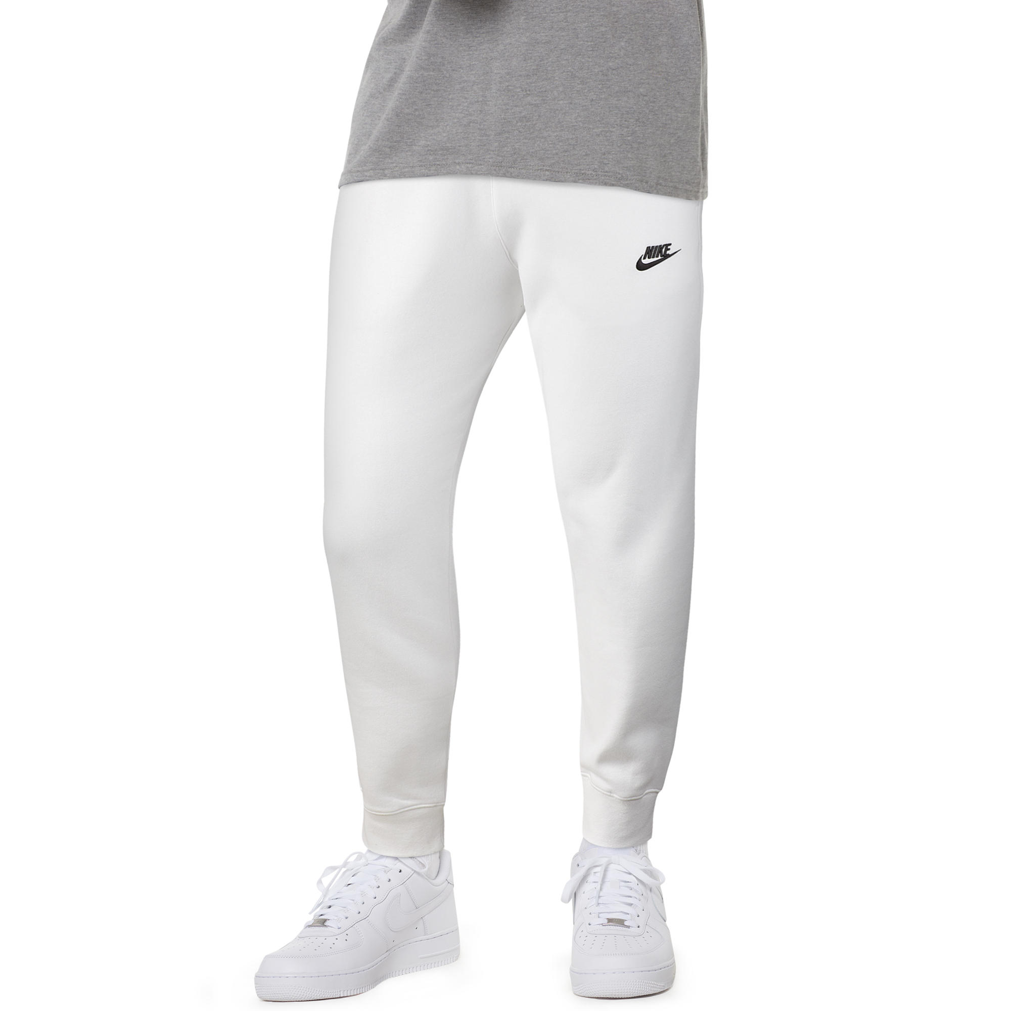 nike men's white sweatpants