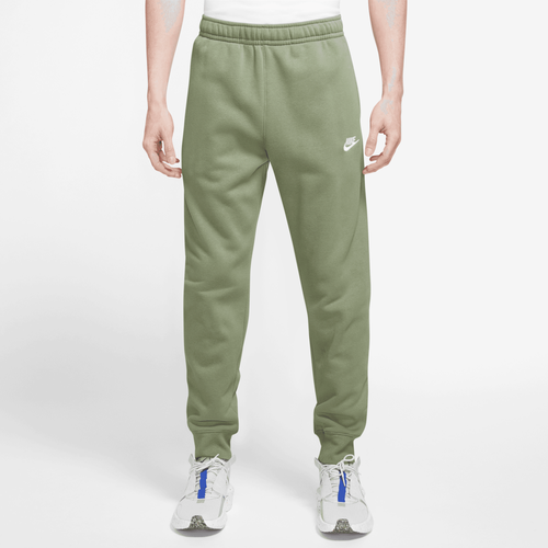Nike Mens  Club Joggers In Green/white