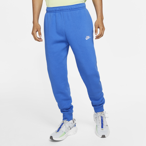 

Nike Mens Nike Club Joggers - Mens Signal Blue/White Size M