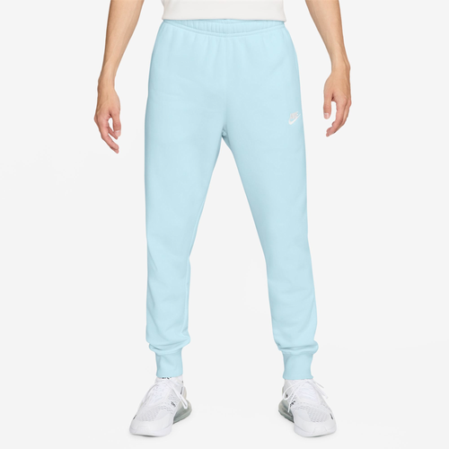 

Nike Mens Nike Club Joggers - Mens Blue/White Size M