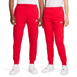 Men's - Nike Club Joggers - University Red/White