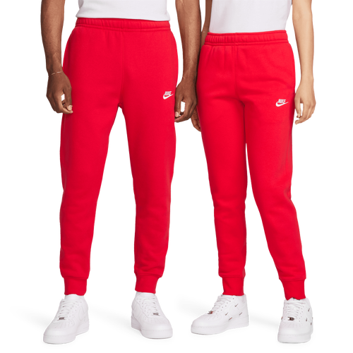 

Nike Mens Nike Club Joggers - Mens University Red/White Size M