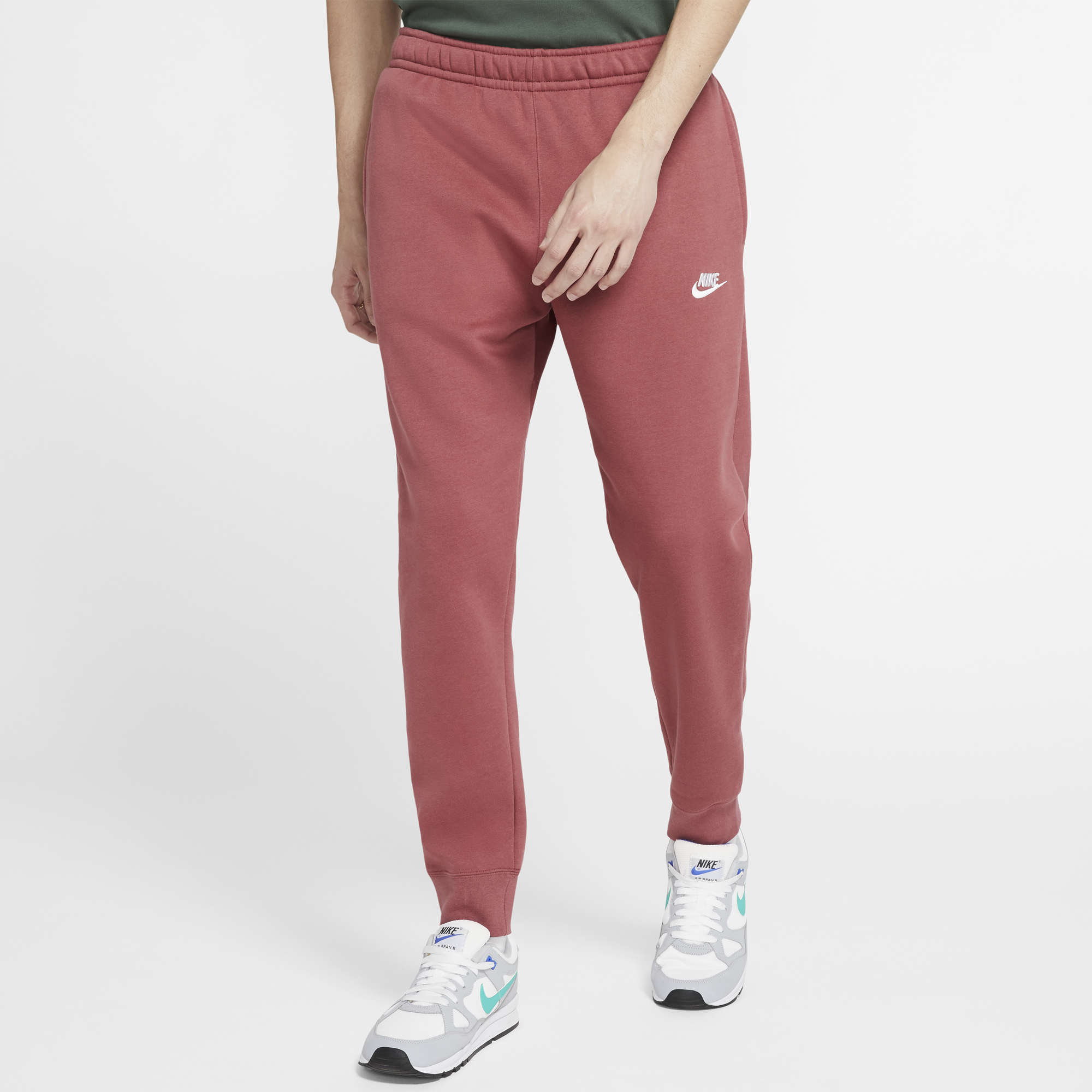 red nike sweatpants womens