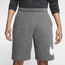 Nike GX Club Shorts - Men's Charcoal Heather/White