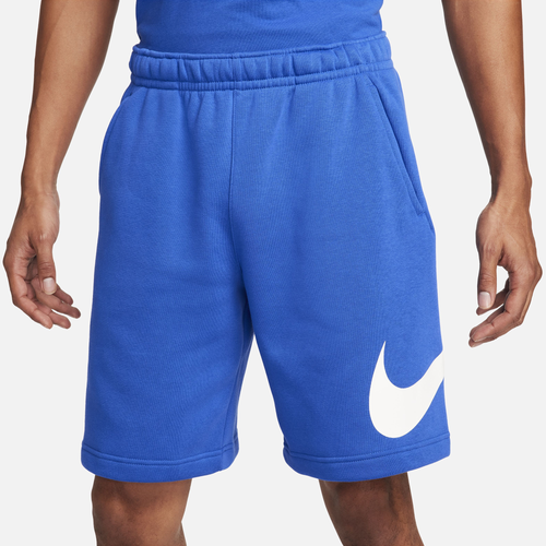 

Nike Mens Nike Club Fleece Shorts - Mens Game Royal/White/White Size L