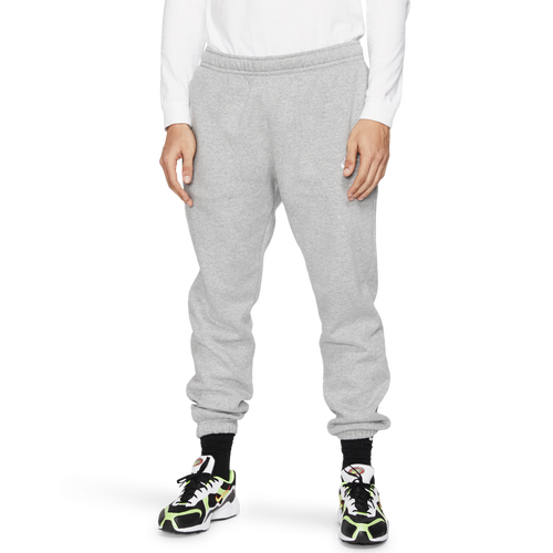 MENS - Nike Club Cuffed Pants - White/Dark Grey Heather
