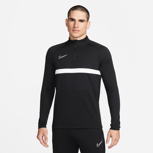 

Nike Mens Nike Academy Drill Top - Mens Black/White Size L