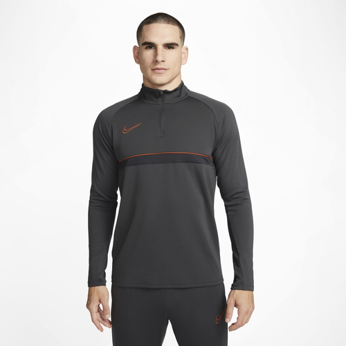 

Nike Mens Nike Academy Drill Top - Mens Dark Smoke/Off White Size XXL