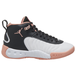 Girls' Grade School - Jordan Jumpman Pro - White/Quartz/Gray