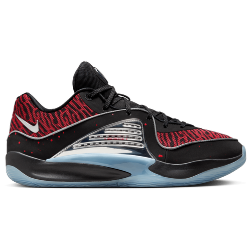 

Nike Mens Nike KD 16 - Mens Basketball Shoes Black/Metallic Silver/Bright Crimson Size 10.0