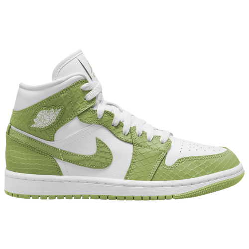 Jordan Air  1 Mid Se Sneakers In White/green