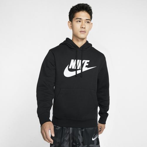 

Nike Mens Nike GX Club Hoodie - Mens Black/White Size XS