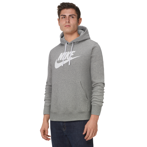 

Nike Mens Nike GX Club Hoodie - Mens Dark Grey Heather/White Size XS