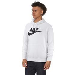 Men's - Nike GX Club Hoodie - White/Black