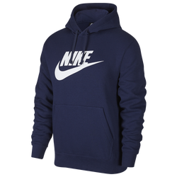 Men's - Nike GX Club Hoodie - Midnight Navy/White