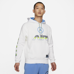 Men's - Jordan Sport DNA HBR Hoodie - White/University Blue