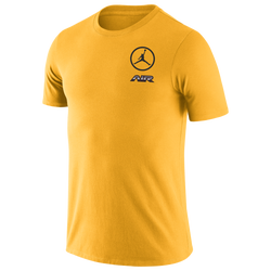 Men's - Jordan Sport DNA T-Shirt - University Gold/Black/Red