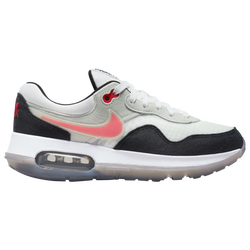 Boys' Grade School - Nike Air Max Motif - Grey Fog/Black/Siren Red