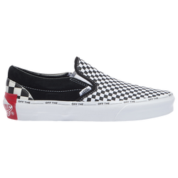 Girls' Grade School - Vans Classic Slip On - Black/White