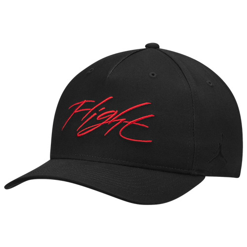 

Jordan Mens Jordan Classic 99 Flight Seasonal Adjustable Cap - Mens Black/Red Size One Size