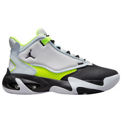 Boys' Grade School - Jordan Max Aura 4 - White/Black/Volt