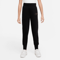 Nike Girls Black Sweatpants Joggers Draw String Pockets Black & Pink Size  Small