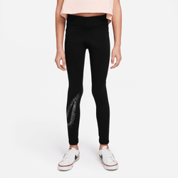 Girls' Grade School - Nike Leggings - Black/Gold