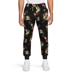 Men's - Nike Ja Club Basketball Jogger Pants - Light Lemon Twist/Grey